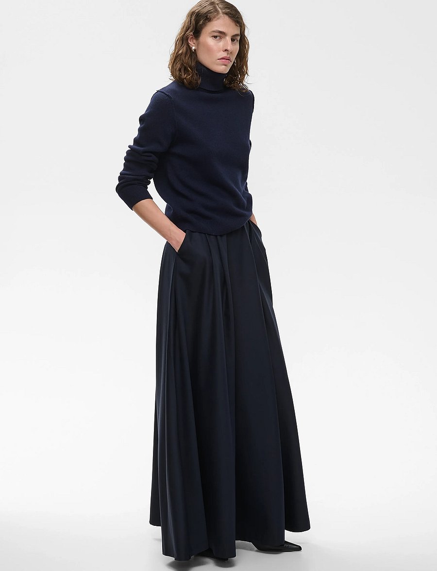 Ivy Oak - IOSusanna Skirt - maxi skirts - black - 4