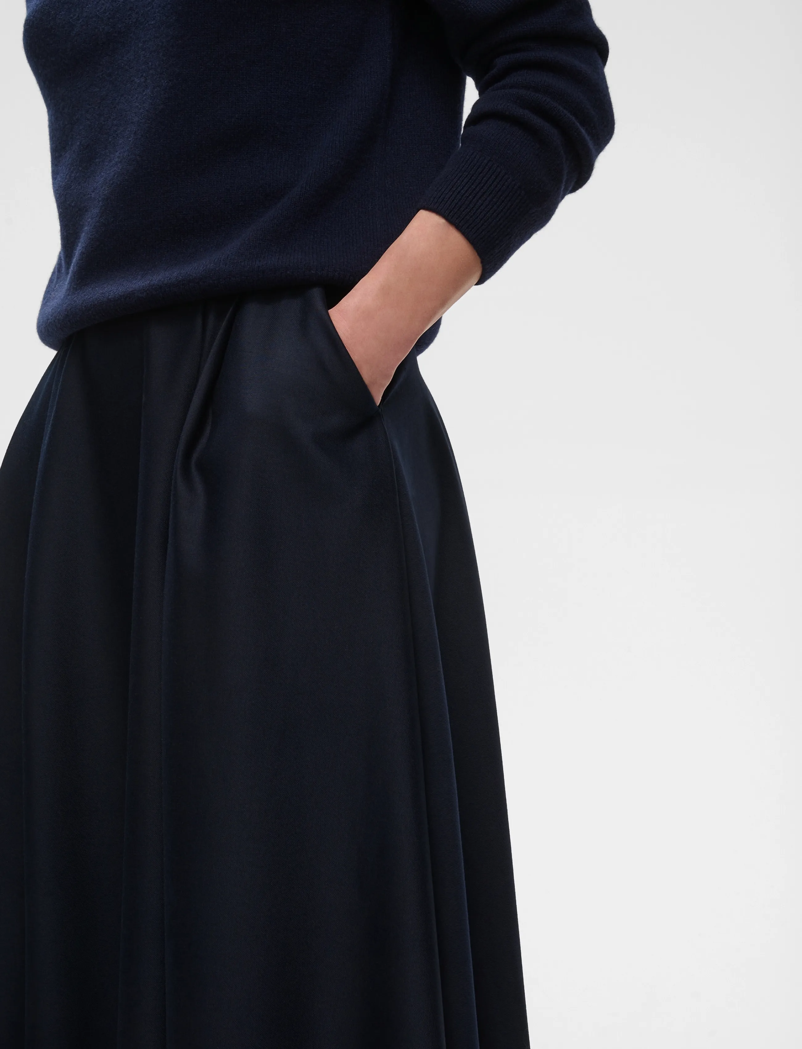 Ivy Oak - IOSusanna Skirt - maxi skirts - black - 5