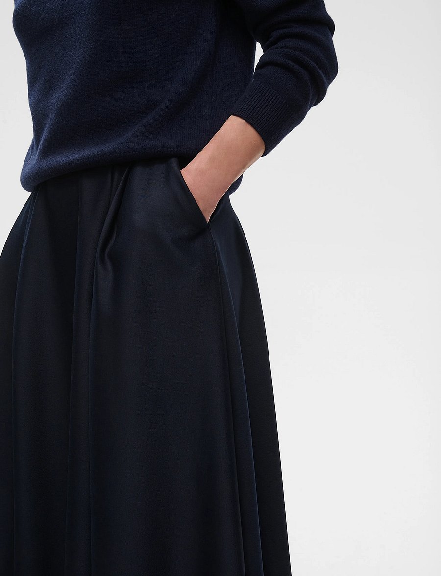 Ivy Oak - IOSusanna Skirt - maxi skirts - black - 5