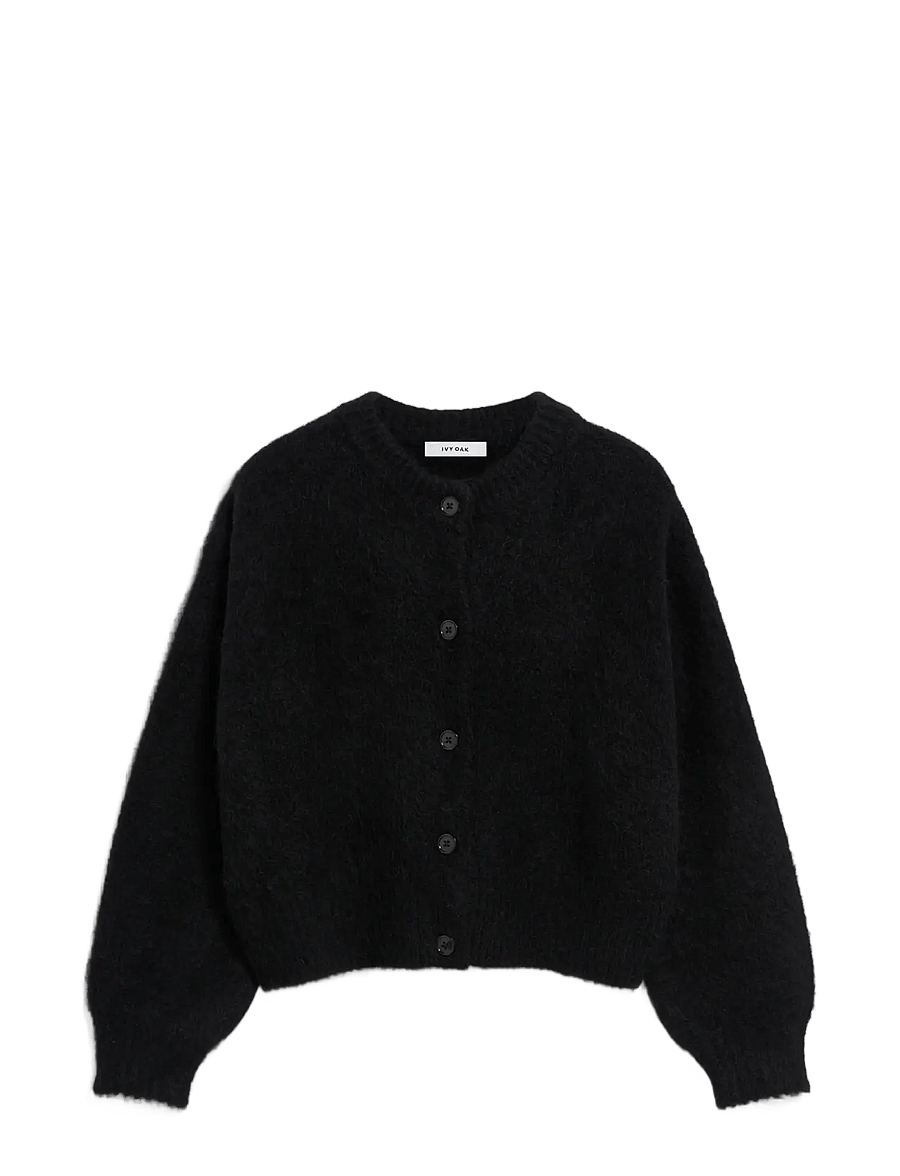 Ivy Oak - IOFerda Cardigan - strickjacken - black - 1