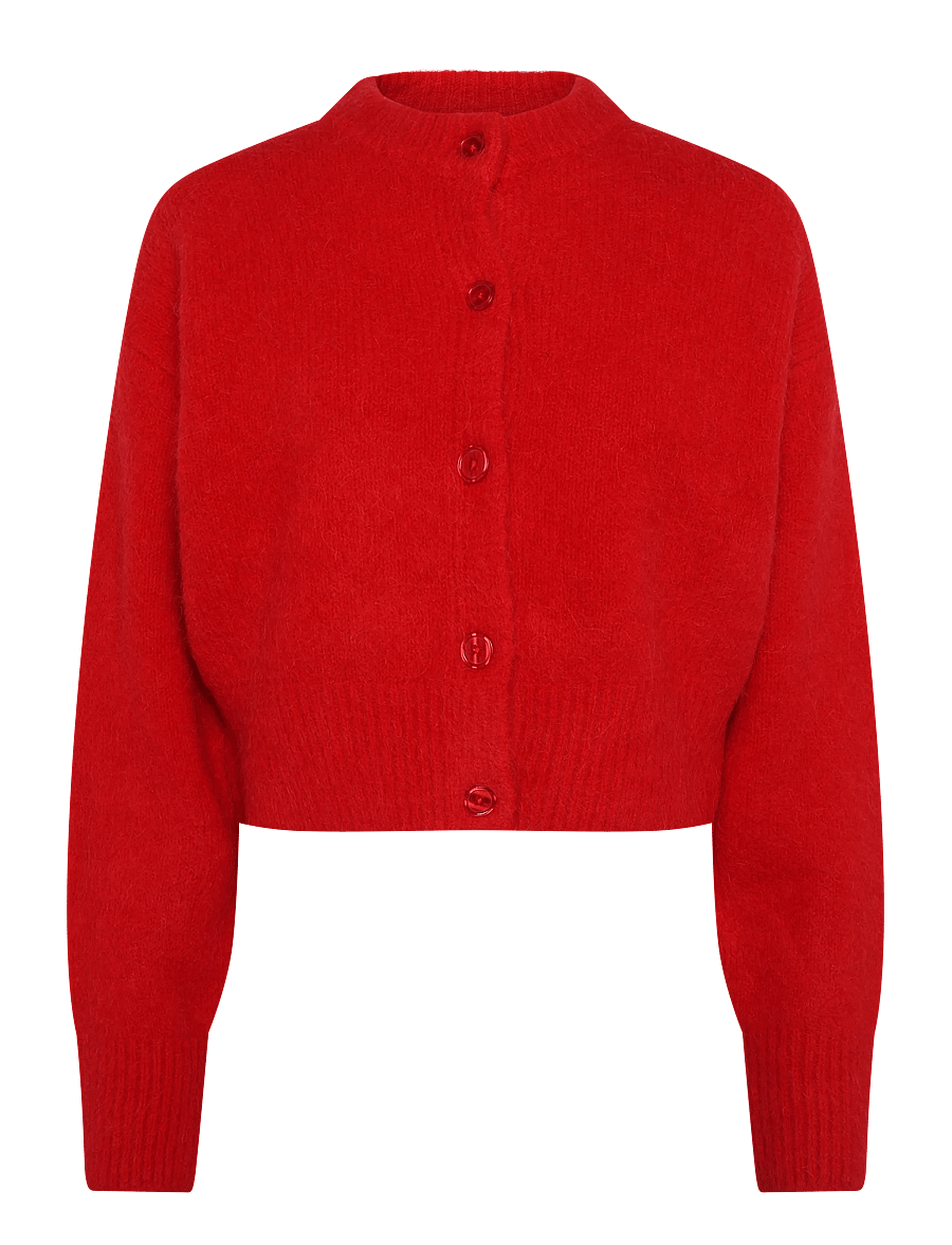 Ivy Oak - IOFerda Cardigan - kardiganid - candle red - 0