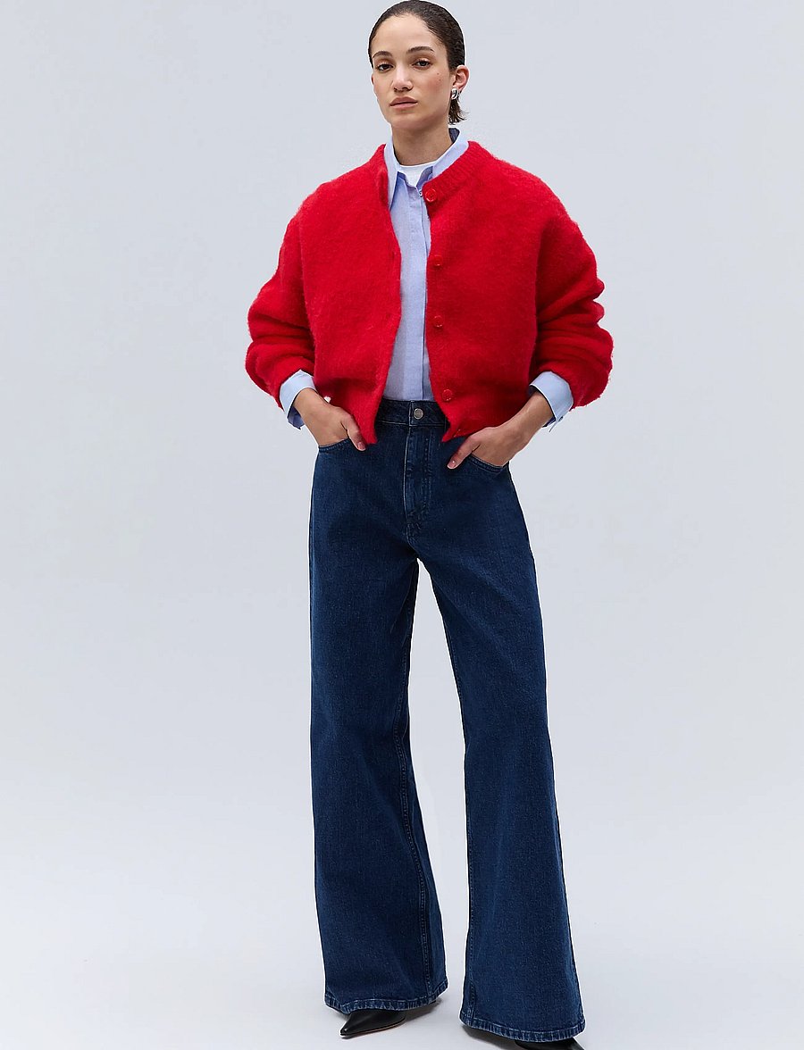 Ivy Oak - IOFerda Cardigan - kardiganid - candle red - 3