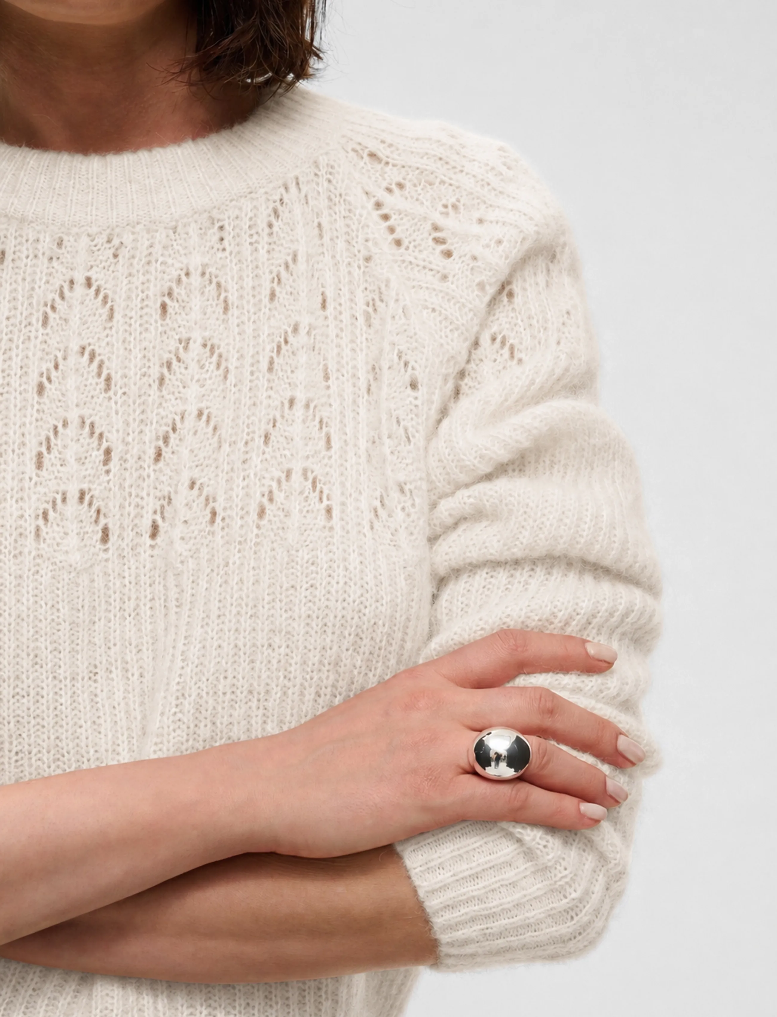 Ivy Oak - IOFemi Pullover - pullover - winter white - 1