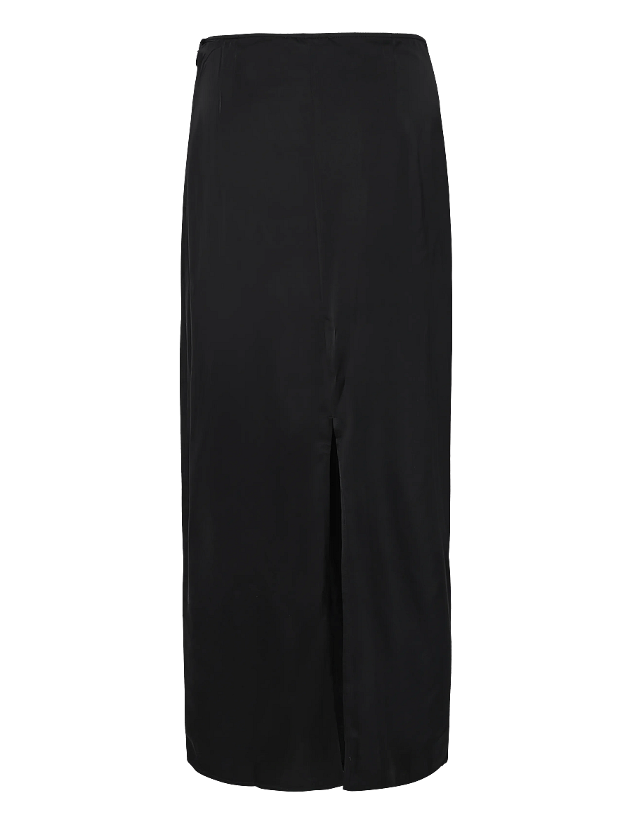 Ivy Oak - IOSageAnn Skirt - satin skirts - black - 1