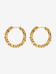 IX Crunchy Edge Earrings - GOLD