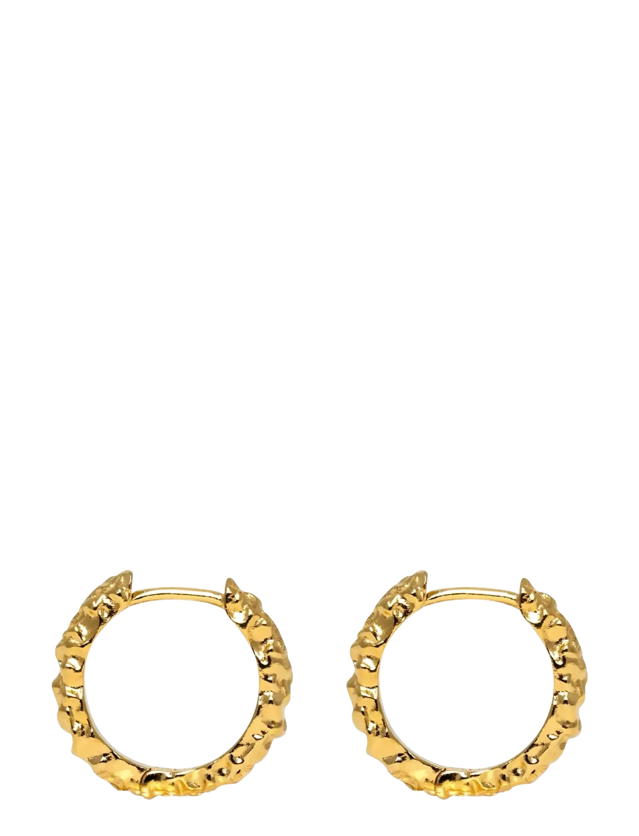 IX Studios - IX Mini Crunchy Edge Earring - festtøj til outletpriser - gold - 1