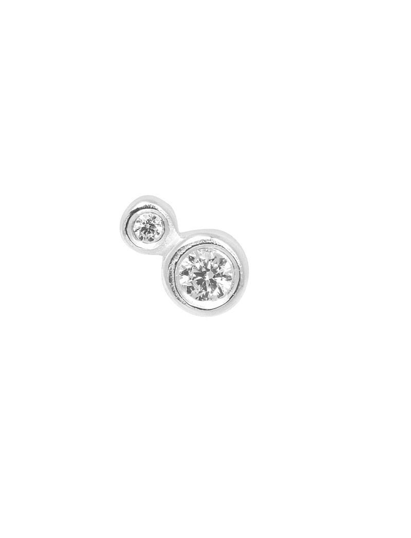 IX Studios - IX Couture Earring Silver - single earring - silver - 0