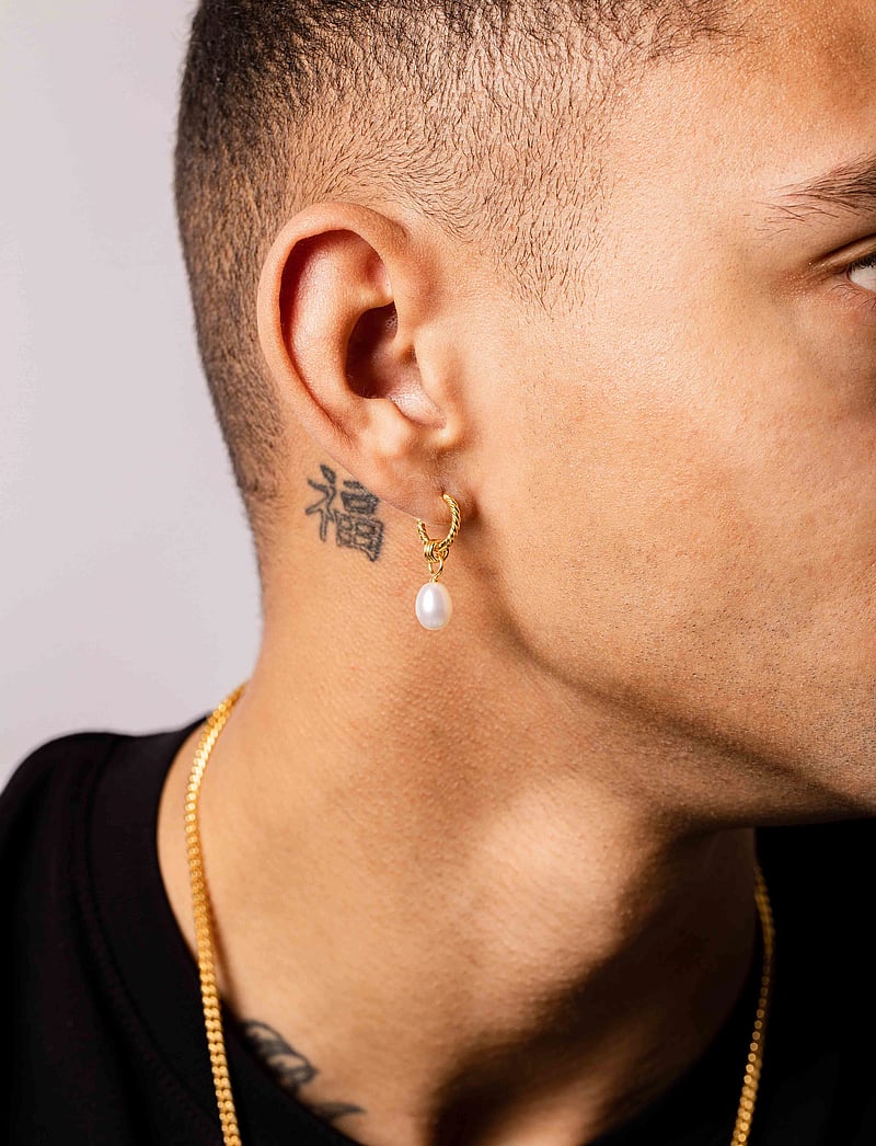 IX Studios - IX Ocean Pearl Earrings - perlenohrringe - gold - 0