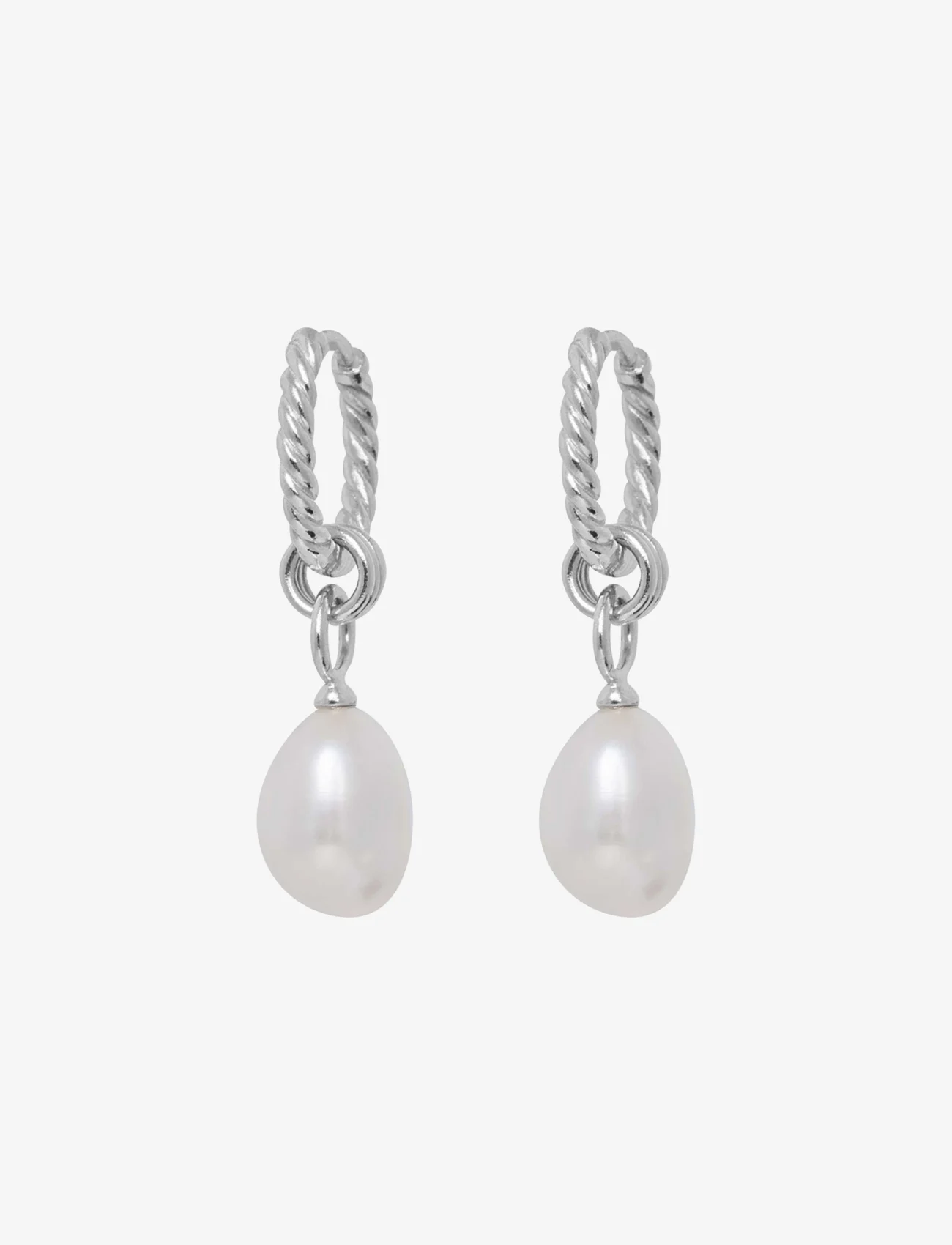 IX Studios - IX Ocean Pearl Earrings Silver - helmikorvakorut - silver - 1
