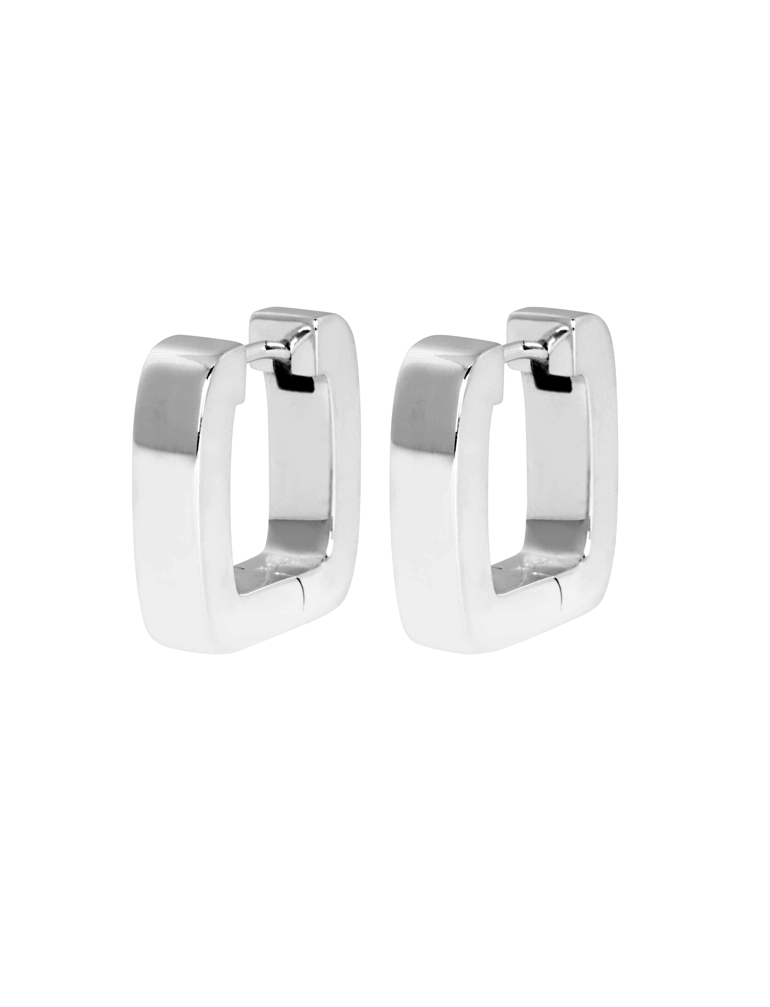 IX STUDIOS Ix Bold Square Hoops Silber Silber - One Size - Damen