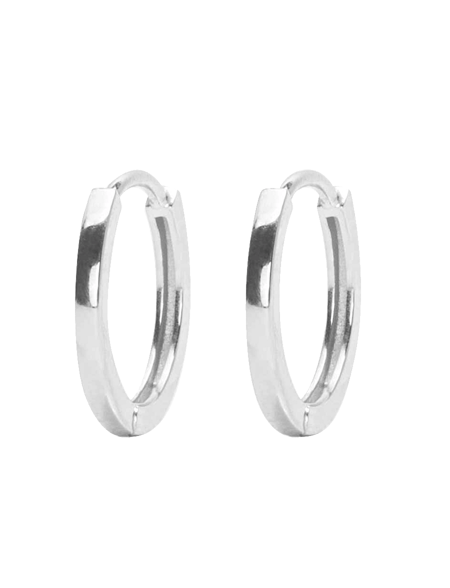 IX Studios - IX Billy Hoops Silver - hoops - silver - 1