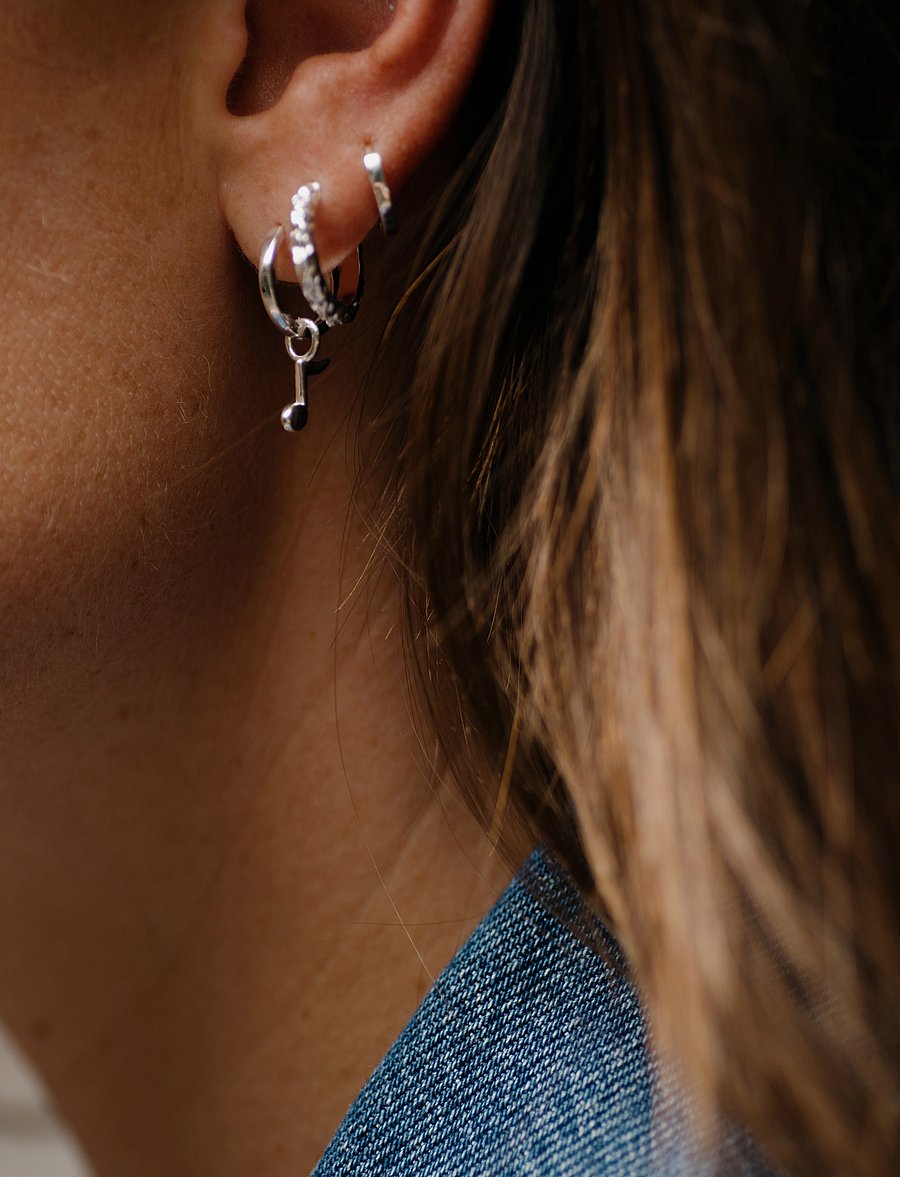 IX Studios - IX Billy Hoops Silver - hoops - silver - 4