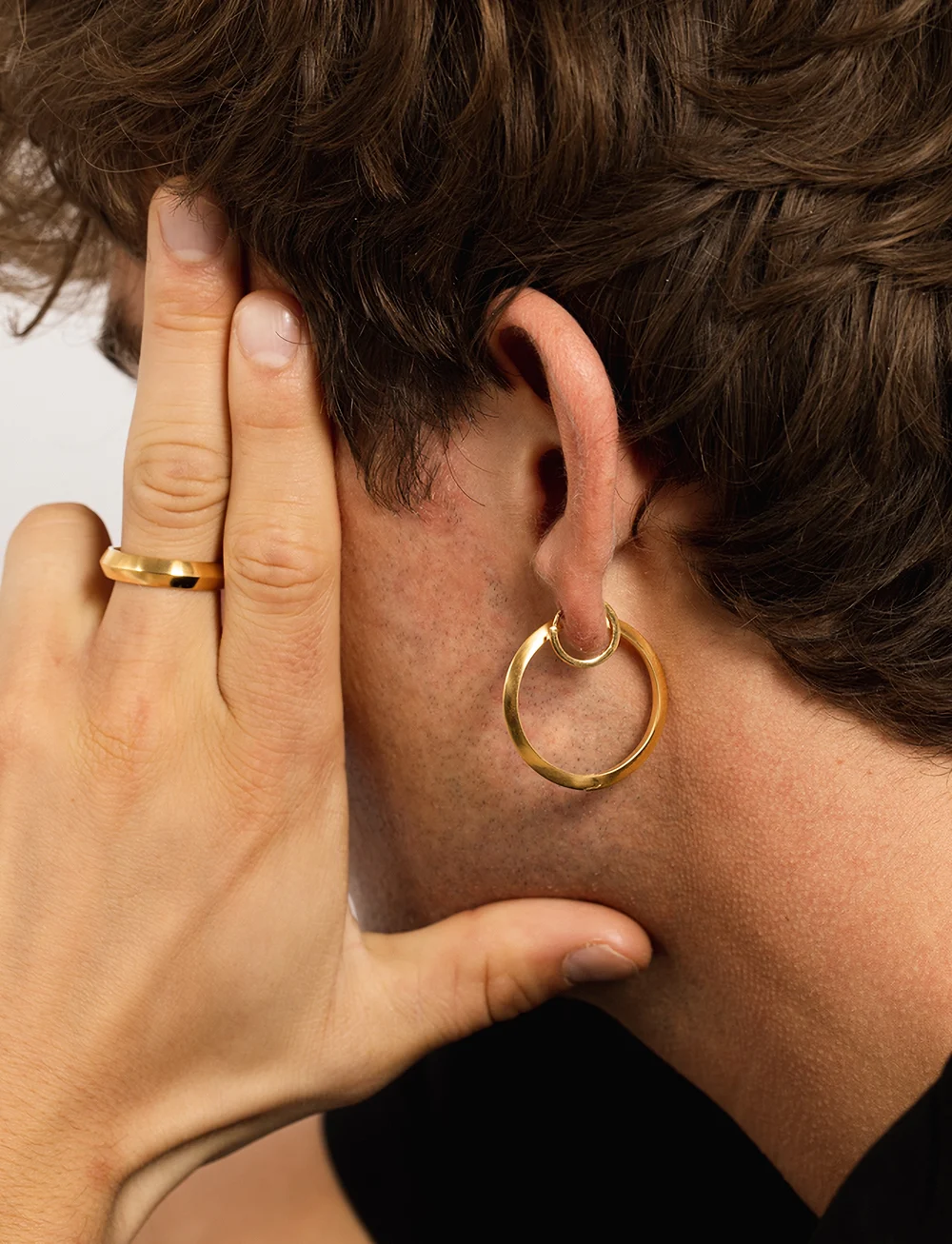 IX Studios - IX Berta Earring - creoler & hoops - gold - 1