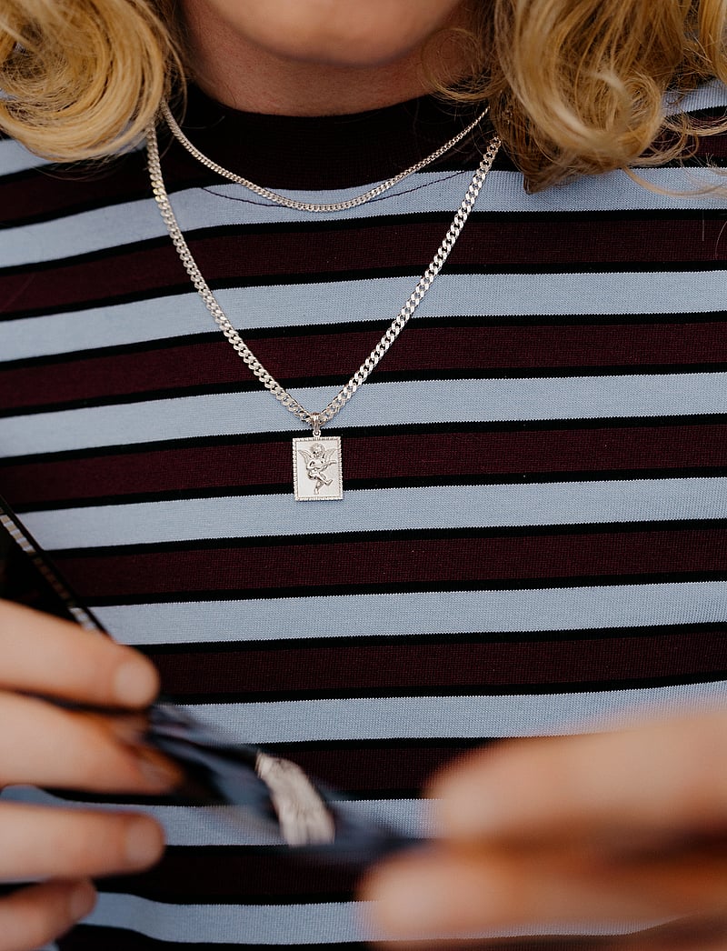 IX Studios - IX Curb Medi Chain Silver - halsketten - silver - 3