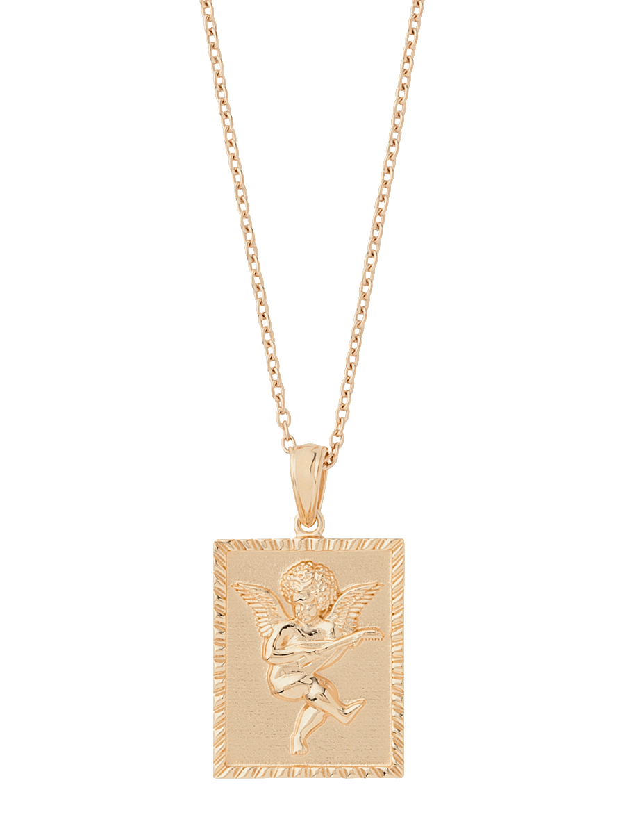 IX Studios - IX Angel Pendant - halsband med hänge - gold - 1