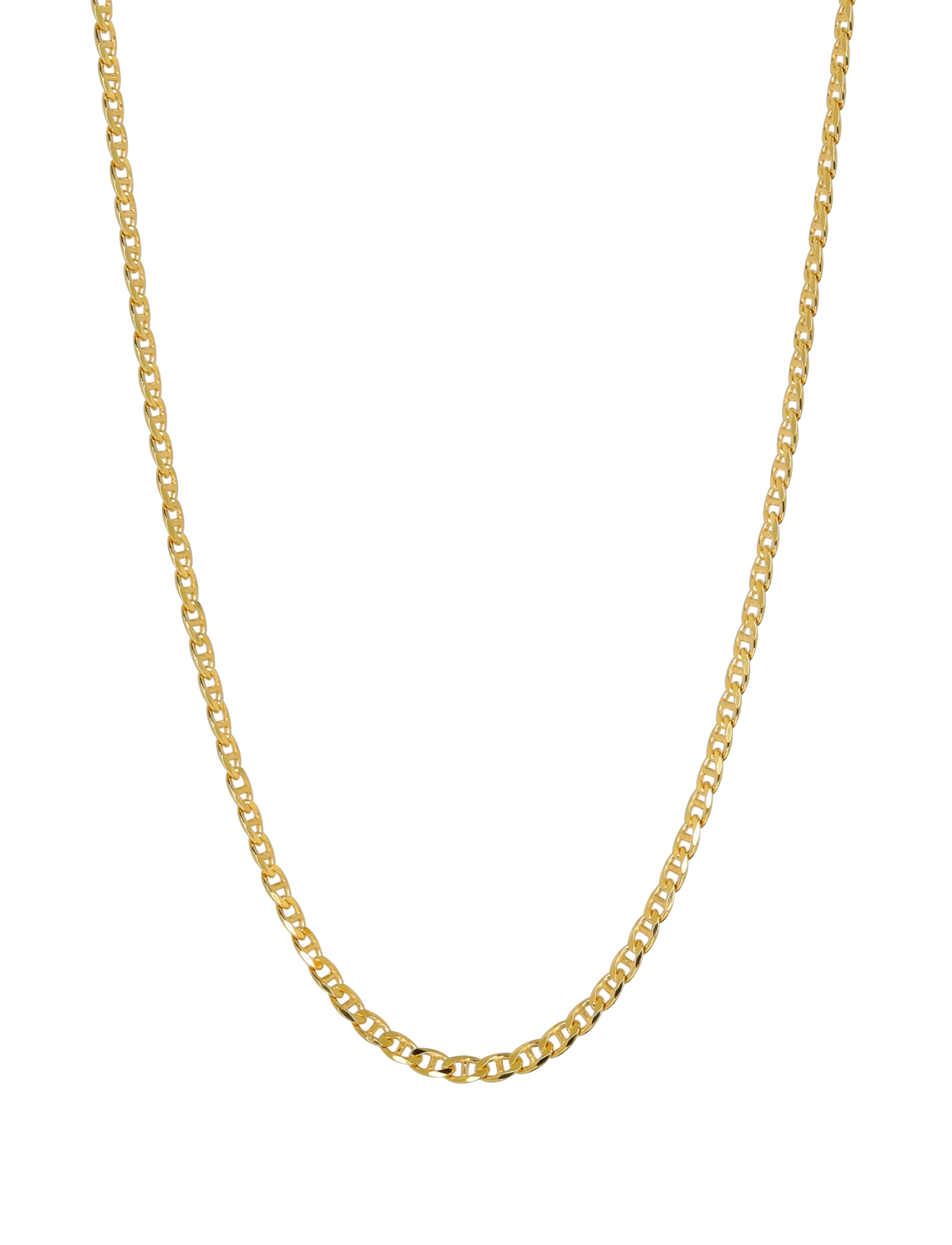 IX STUDIOS Ix Curb Marina Chain Gold - 55 Cm 55 Cm - Damen