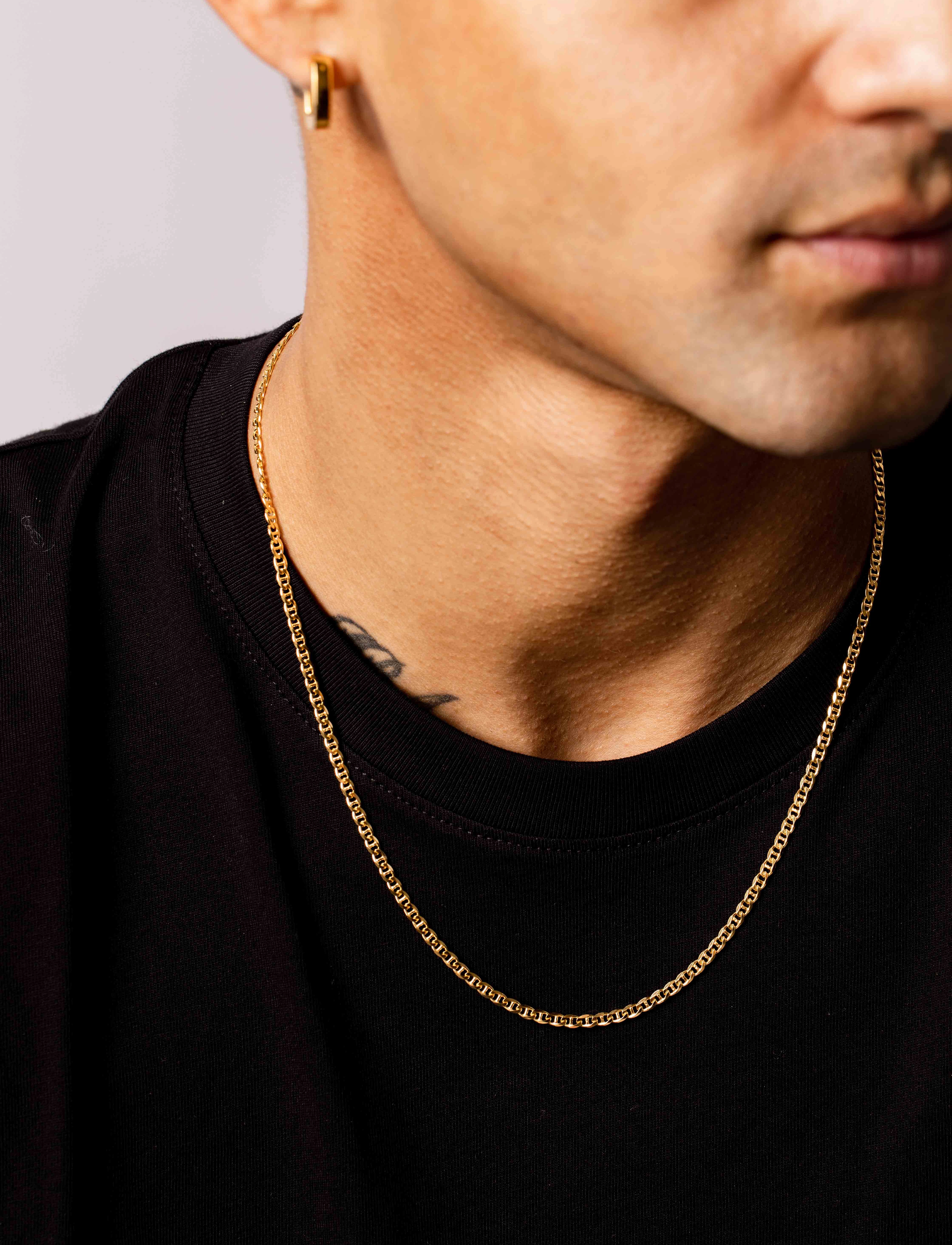 IX Studios Ix Curb Marina Chain, 45 cm cm, Necklaces, Gold - Chain Frauen