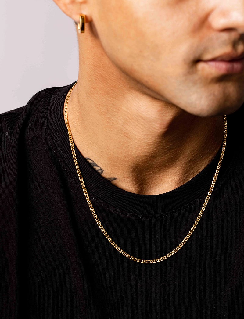 IX Studios - IX Curb Marina Chain - halsketten - gold - 0