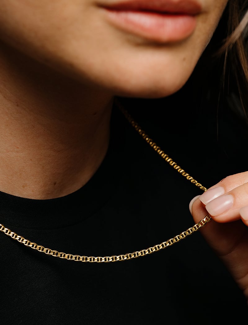 IX Studios - IX Curb Marina Chain - halsketten - gold - 3