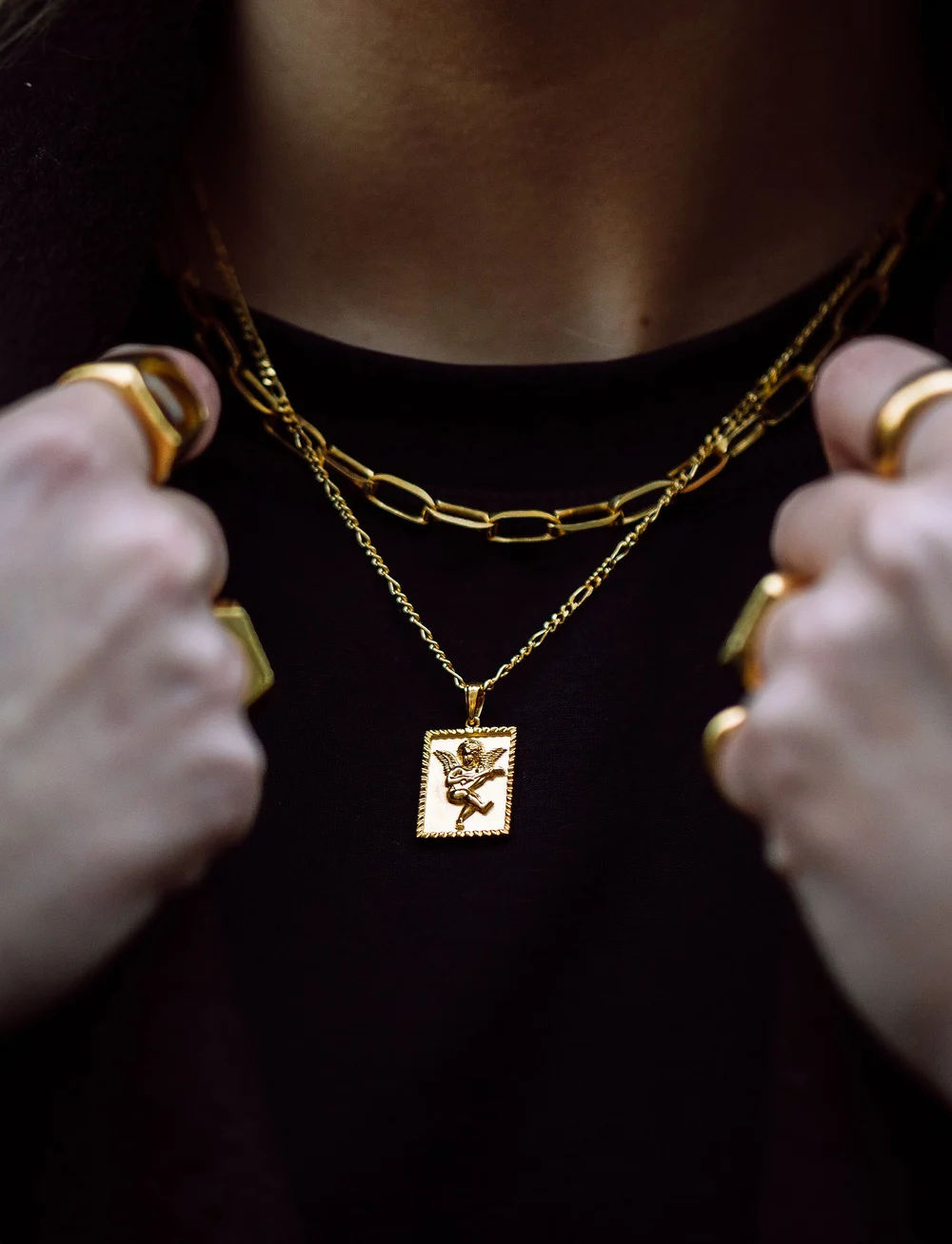 IX Studios - IX Figaro Chain - ketjukaulakorut - gold - 2