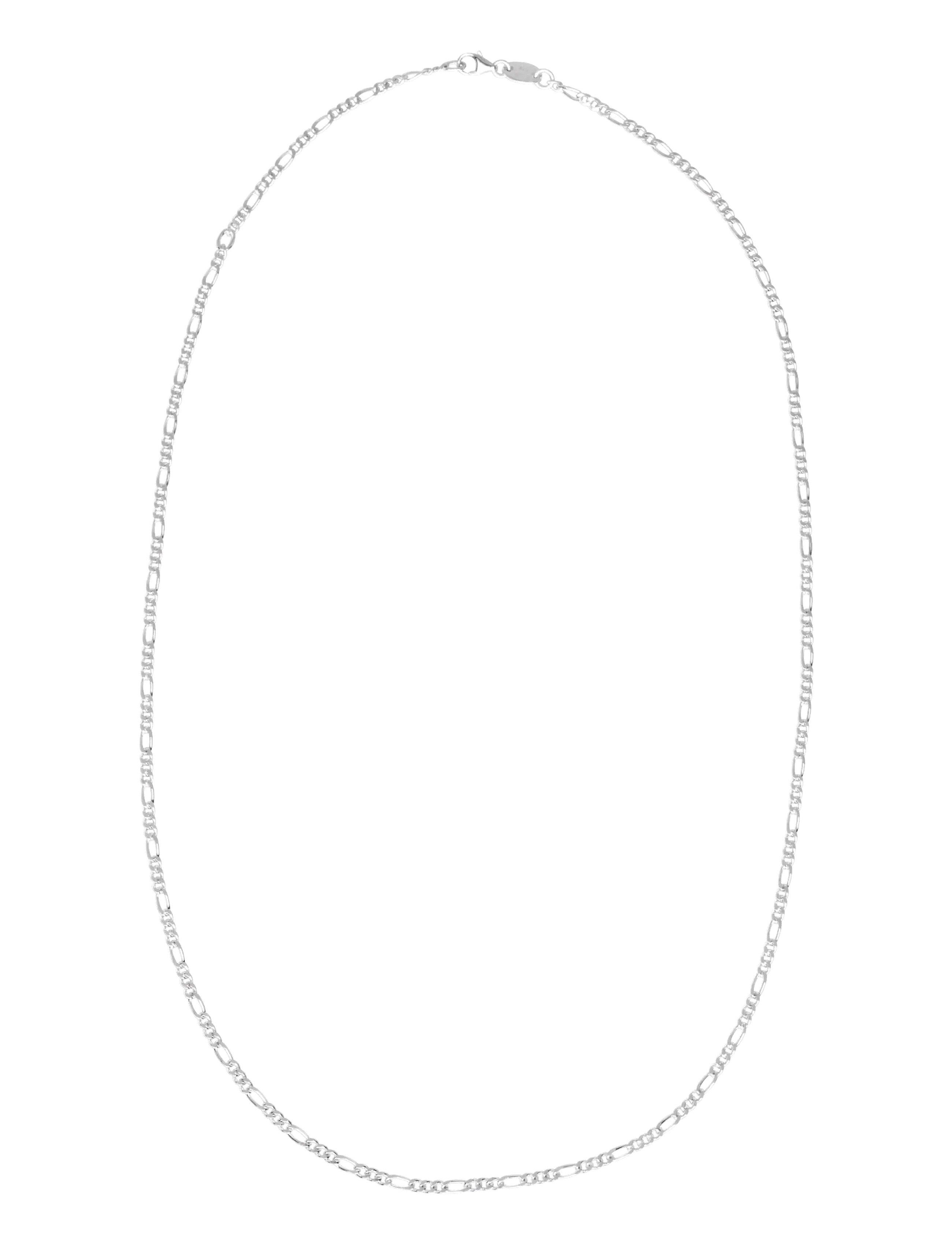 IX Studios - IX Figaro Chain Silver - chain necklaces - silver - 2