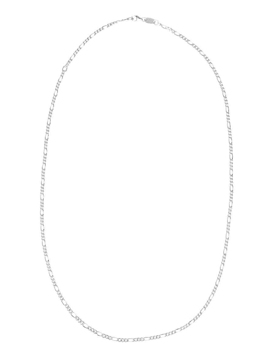 IX Studios - IX Figaro Chain Silver - halsketten - silver - 2