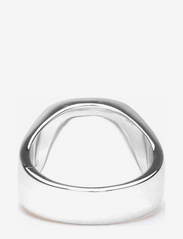 IX Studios - IX Cushion Signet Ring Hawks Eye Silver - ringe - silver - 3