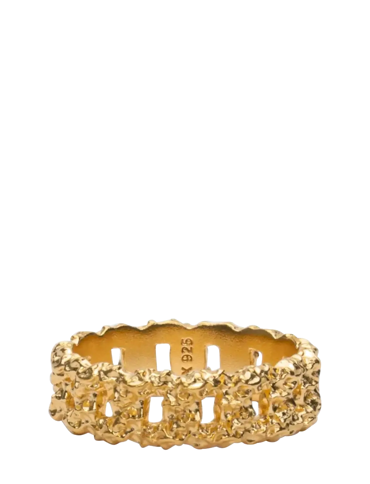 IX Studios - IX Crunchy Curb Ring - ringe - gold - 1
