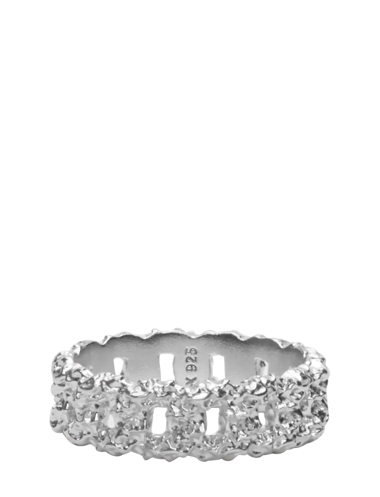 IX Studios - IX Crunchy Curb Ring Silver - festmode zu outlet-preisen - silver - 1