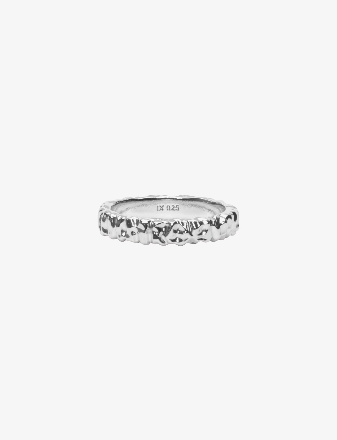 IX STUDIOS Ix Crunchy Class Ring Silber Silber - 50 - Damen