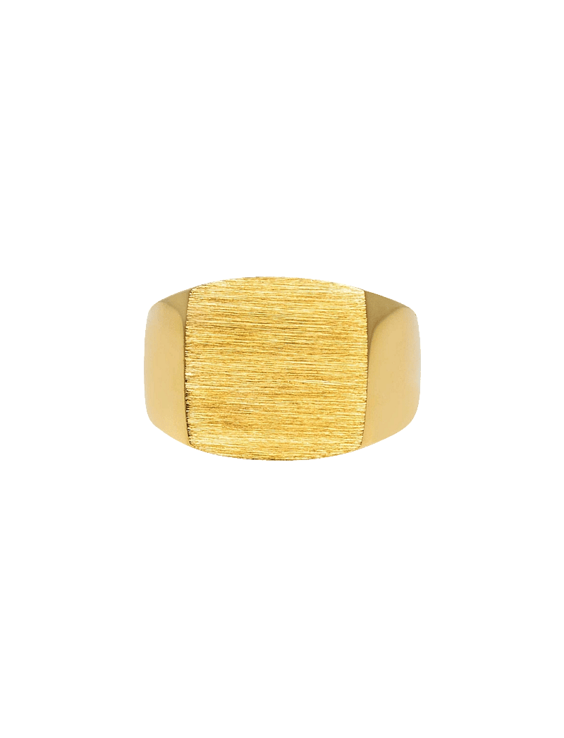 IX Studios - IX Tribute Signet Ring - sõrmused - gold - 1