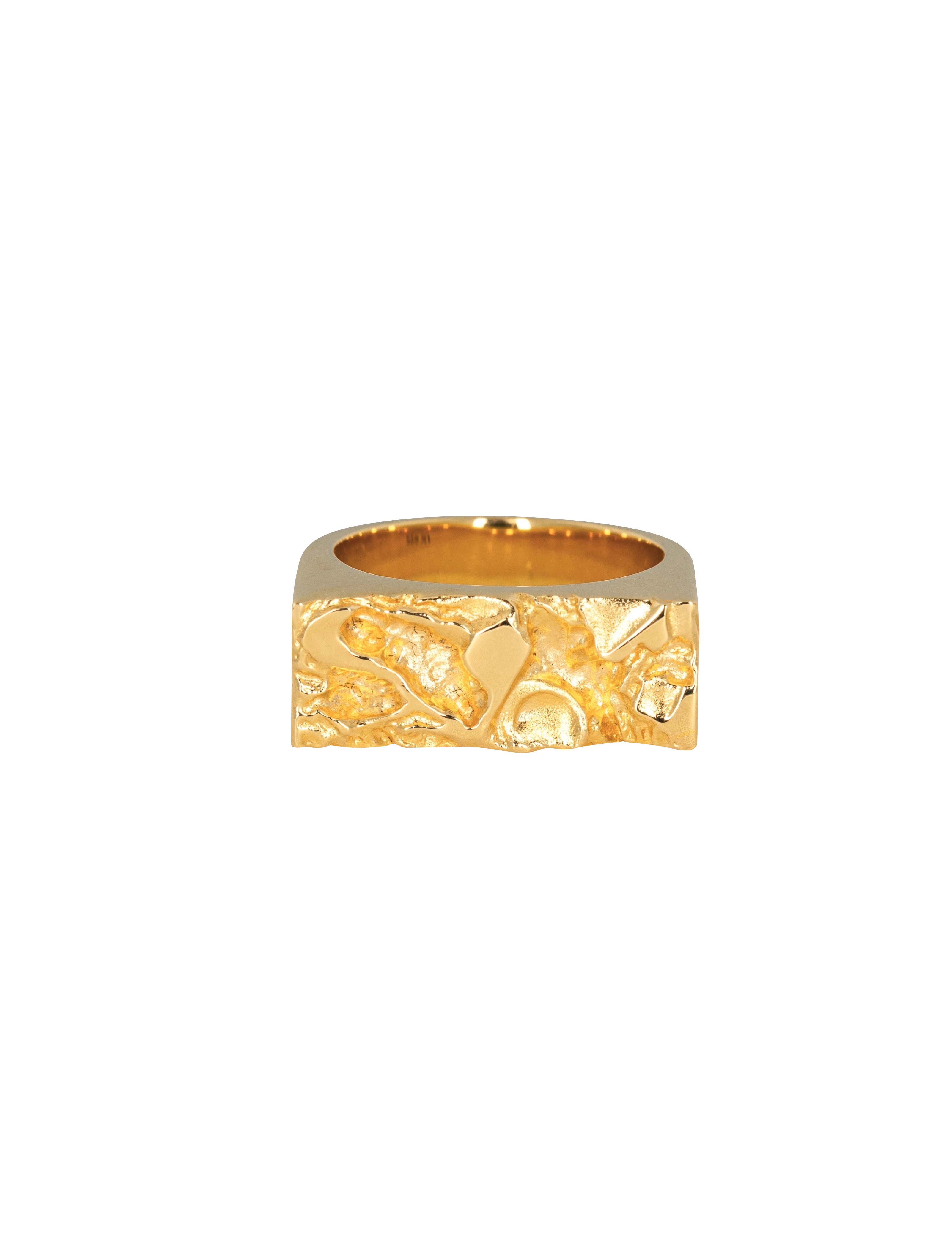 IX Studios Ix Rustic Ring, 54, Gold, Smykker > Ringe, Dame