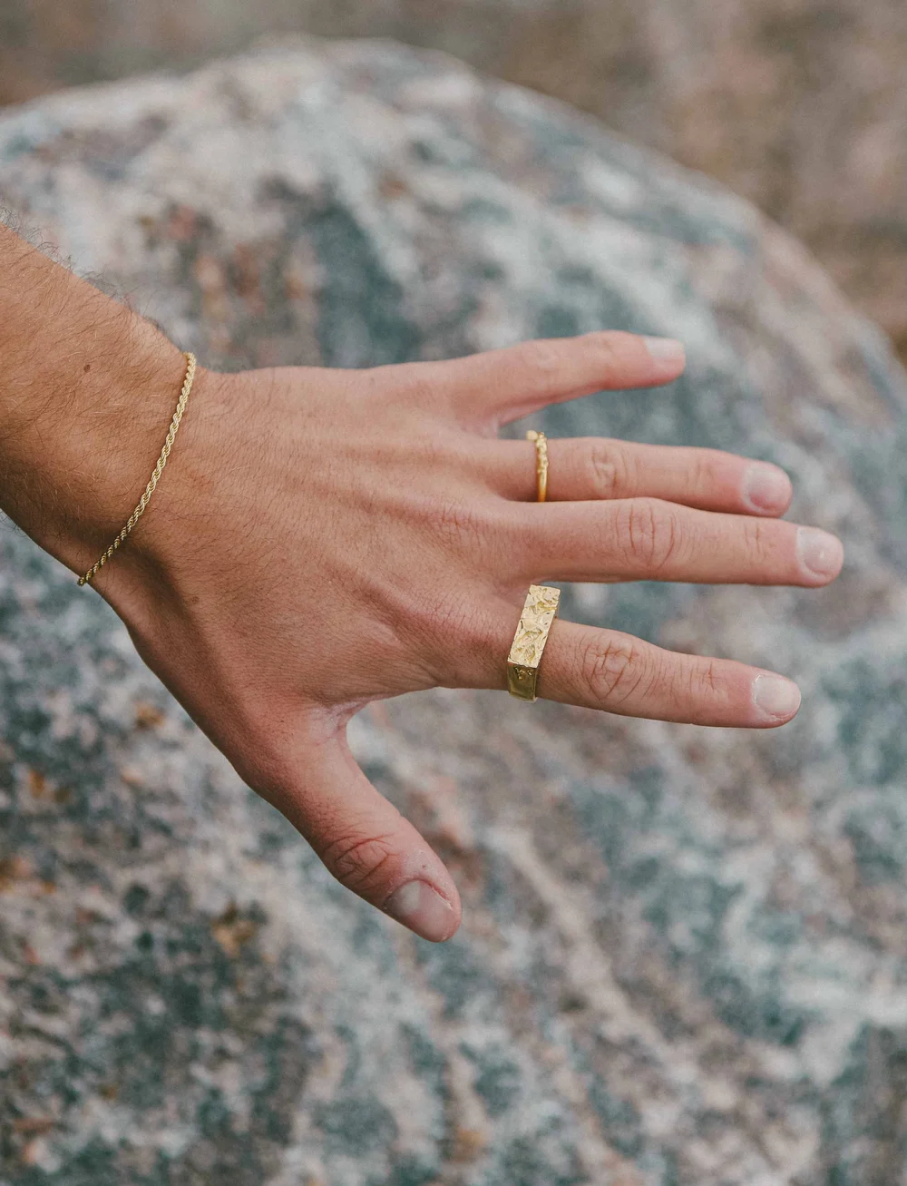 IX Studios - IX Rustic Ring - ringe - gold - 2