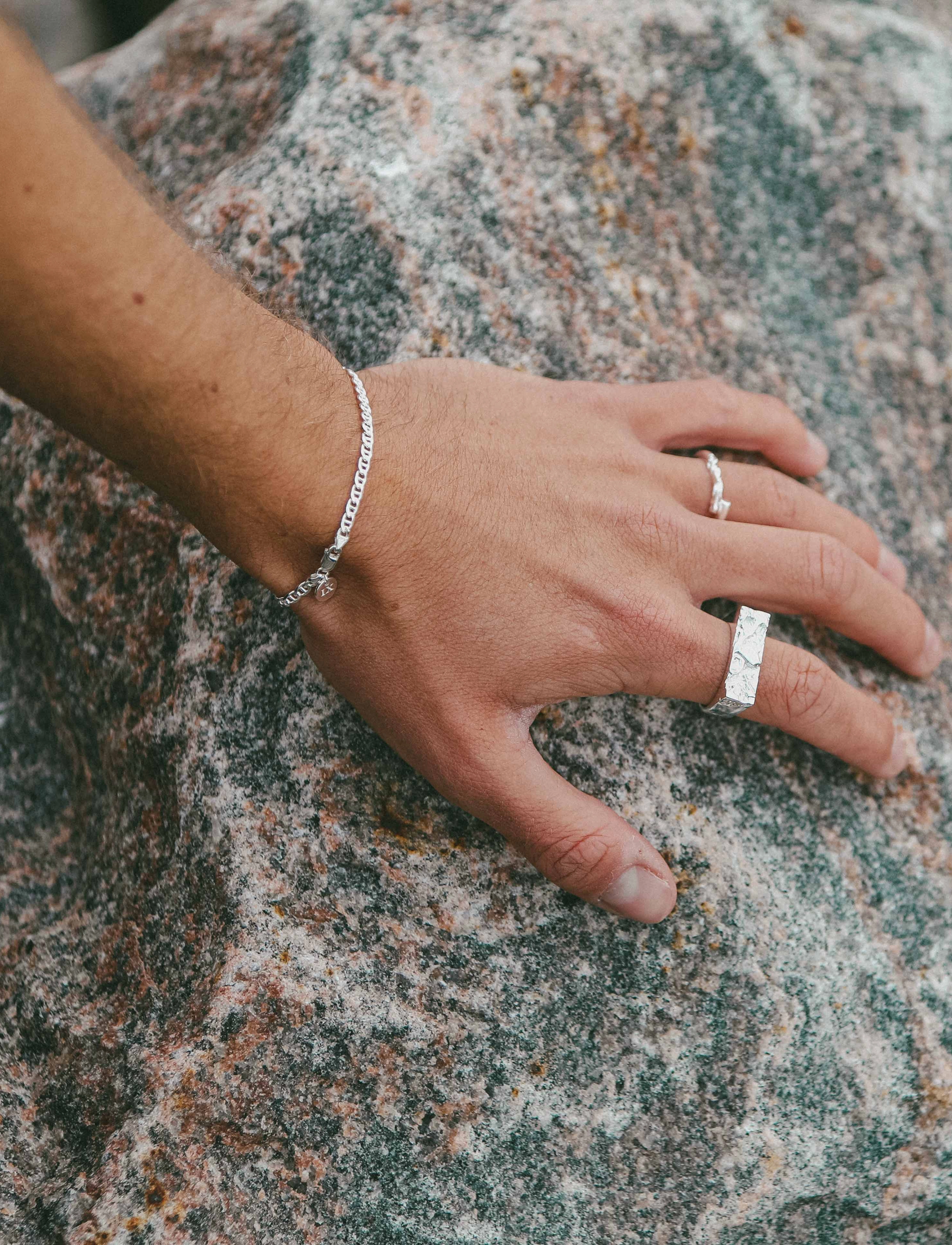 IX Studios - IX Rustic Ring Silver - festmode zu outlet-preisen - silver - 2