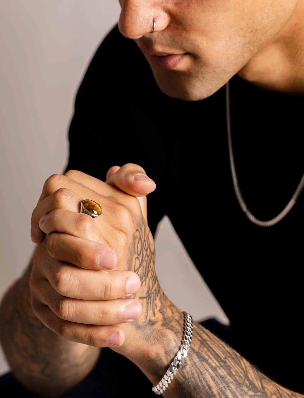 IX Studios - IX Chunky Curb Bracelet Silver - kedjearmband - silver - 2