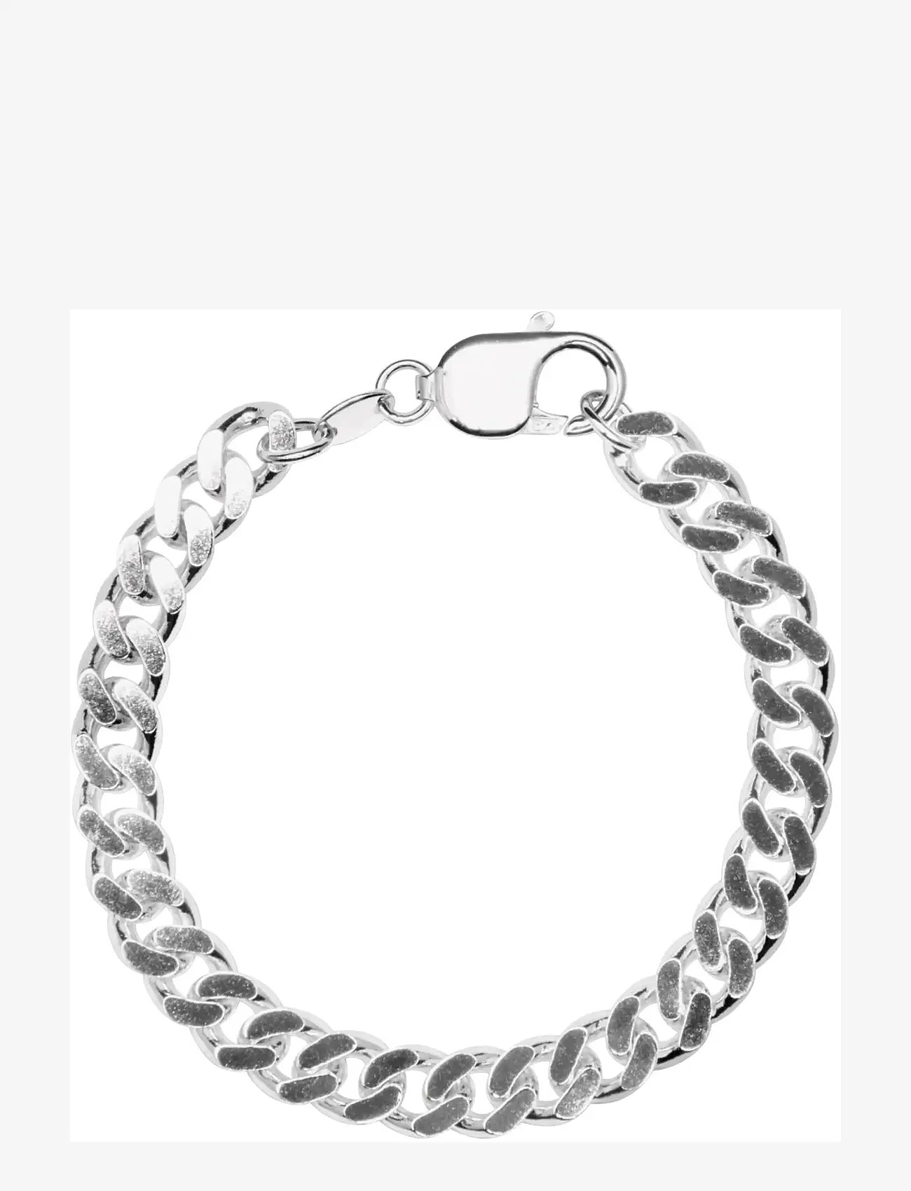 IX Studios - IX Chunky Curb Bracelet Silver - chain bracelets - silver - 2