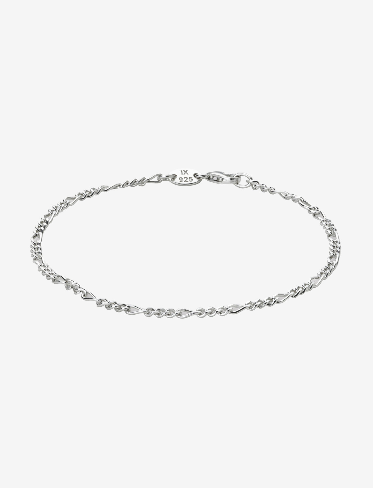 IX Studios - IX Figaro Bracelet Silver - kettenarmbänder - silver - 0