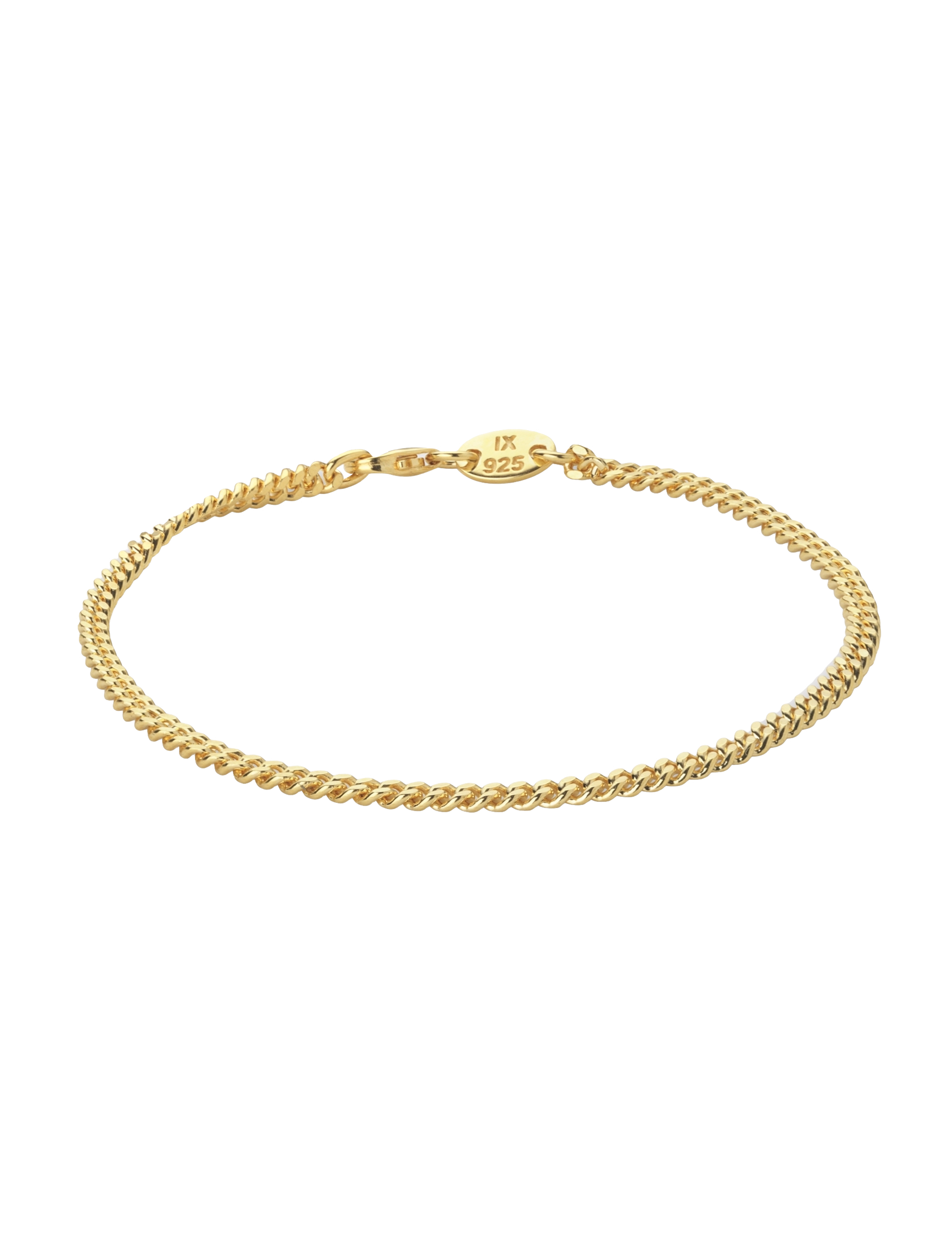 IX Studios IX Curb Medi Bracelet - Aksessuaarid - GOLD / gold