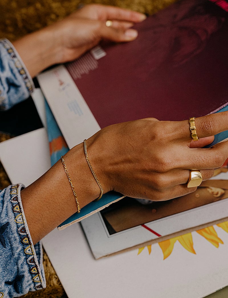 IX Studios - IX Curb Medi Bracelet - kedjearmband - gold - 3