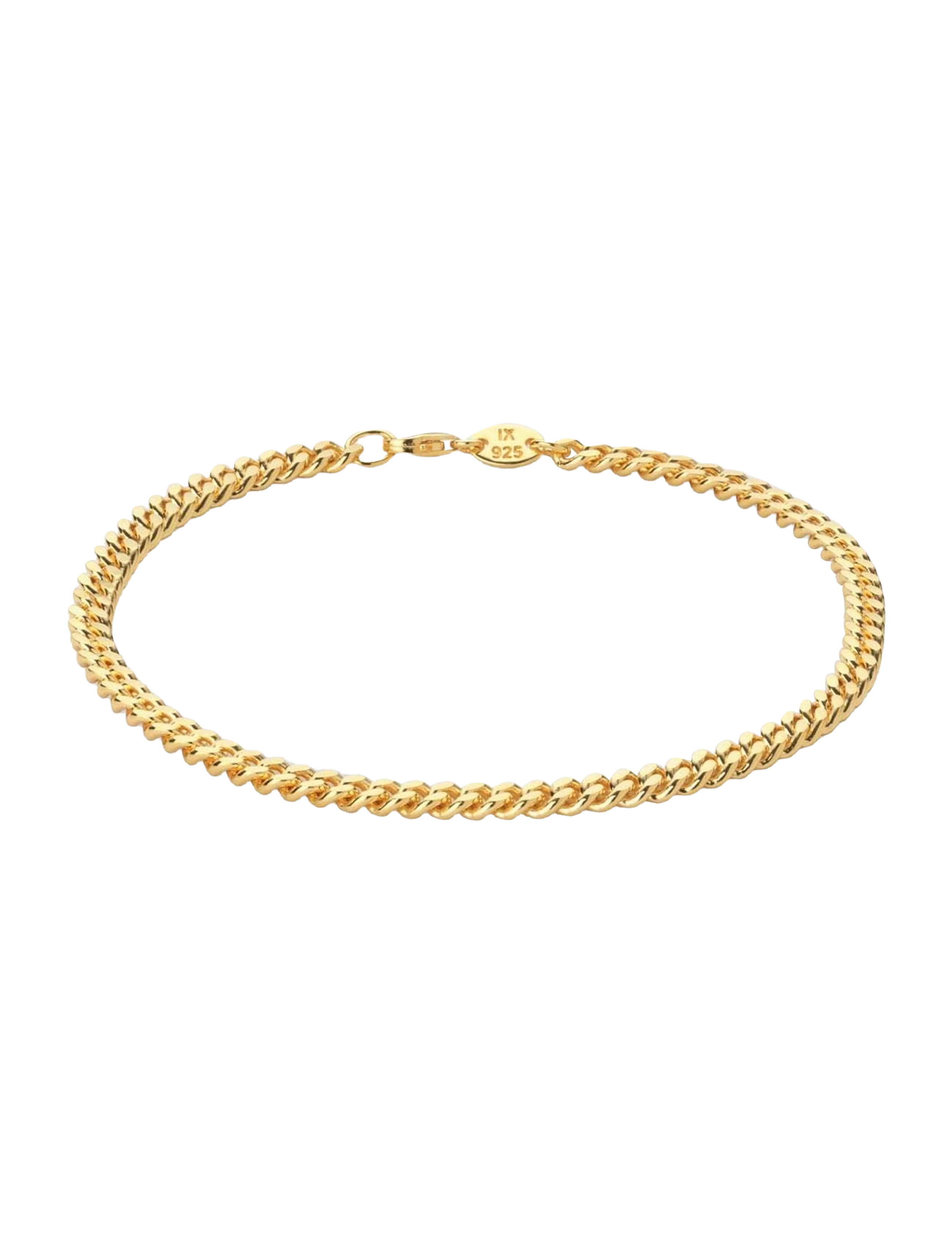 IX Studios IX Curb Bracelet - Smykker - GOLD / gold