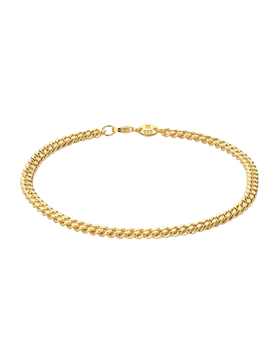 IX Studios - IX Curb Bracelet - kettenarmbänder - gold - 1