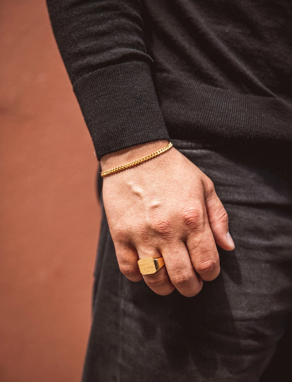 IX Studios - IX Curb Bracelet - chain bracelets - gold - 2