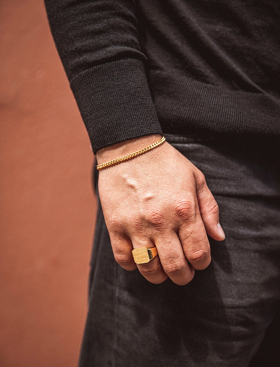 IX Studios - IX Curb Bracelet - kettenarmbänder - gold - 3