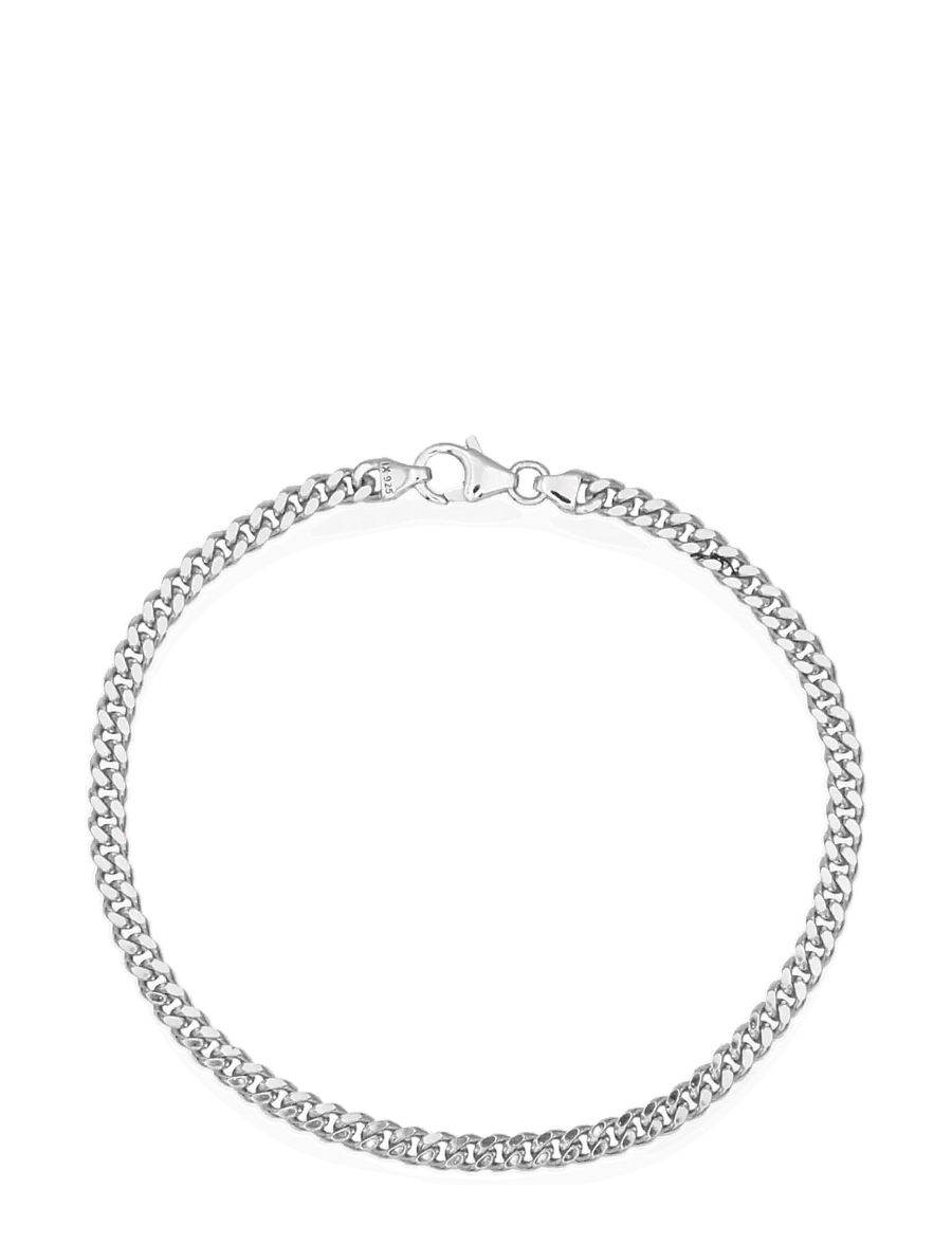 IX Studios - IX Curb Bracelet Silver - kædearmbånd - silver - 2
