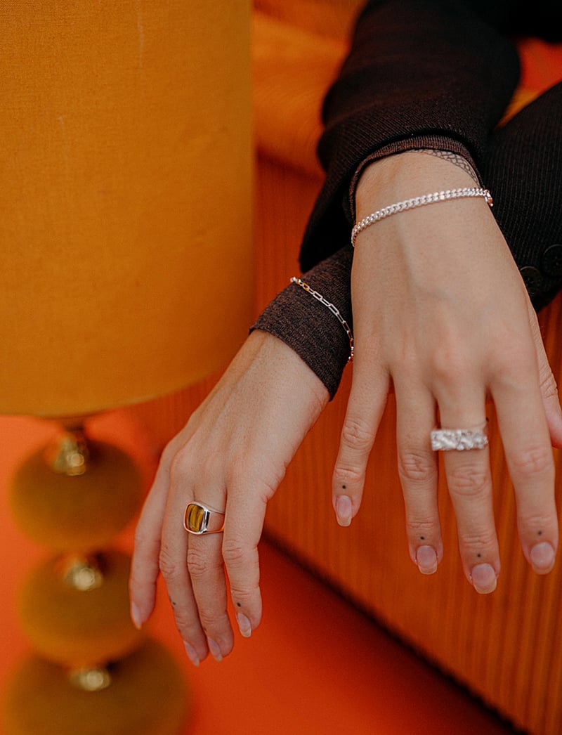 IX Studios - IX Curb Bracelet Silver - käeketid - silver - 3