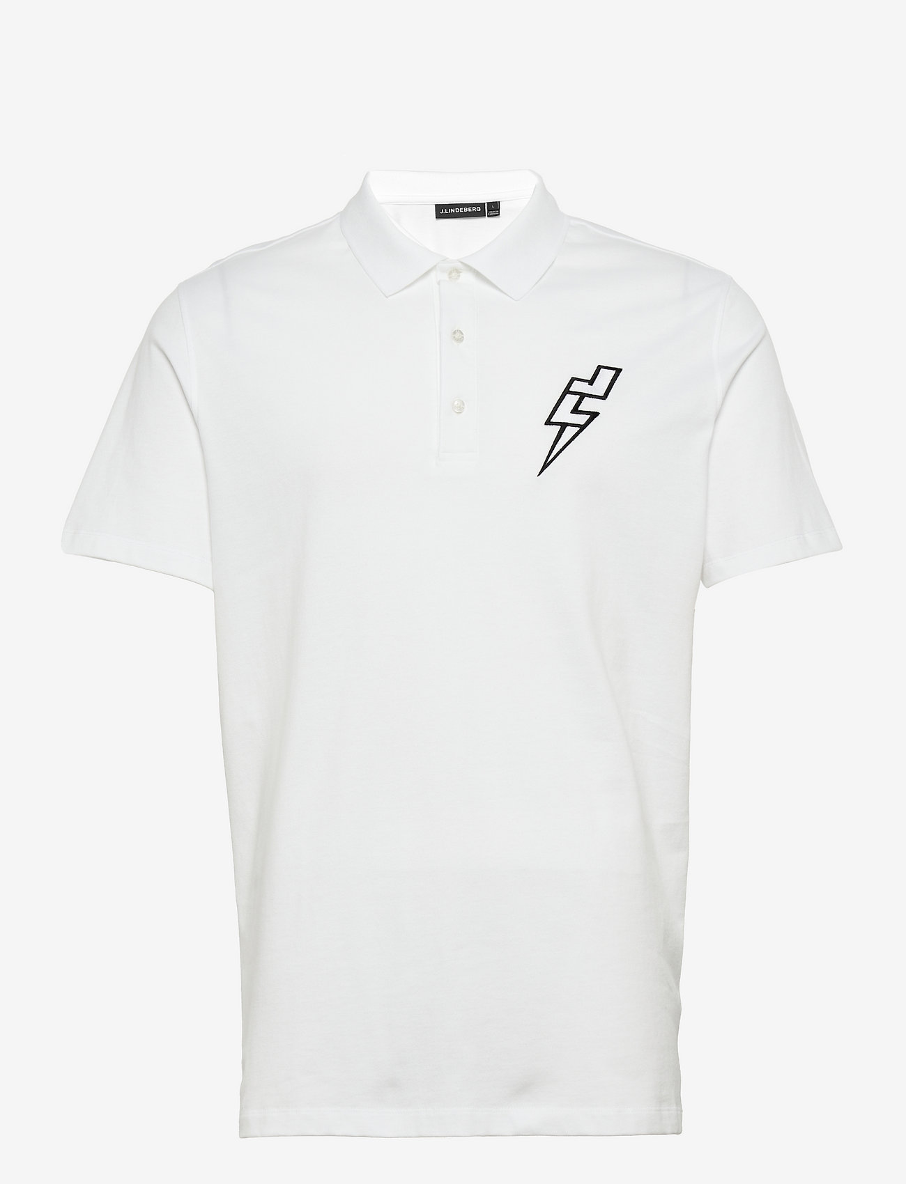 J. Lindeberg Golf - JL Strike Rib Jersey Polo - whisper white - 1