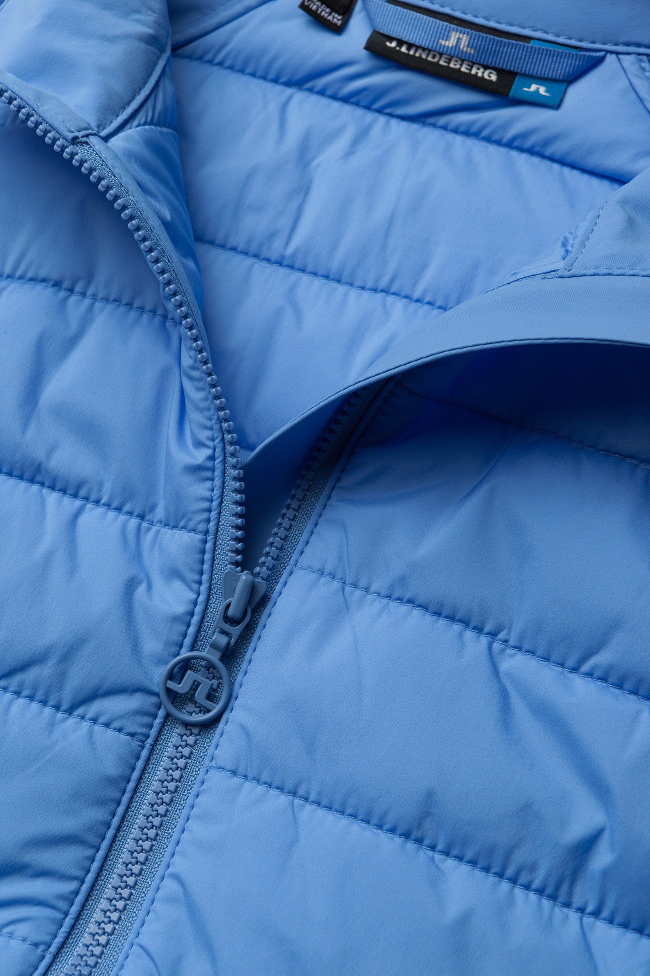 J. Lindeberg - W Hybrid Vest Lux Softshell - silent blue - 2