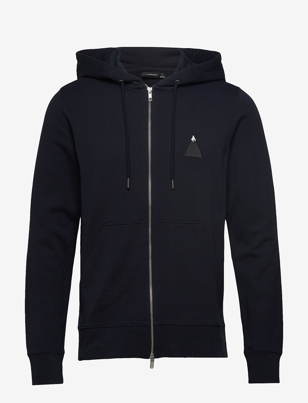 J. Lindeberg - Throw Zip Hood Ring Loop Sweat - jl navy - 0