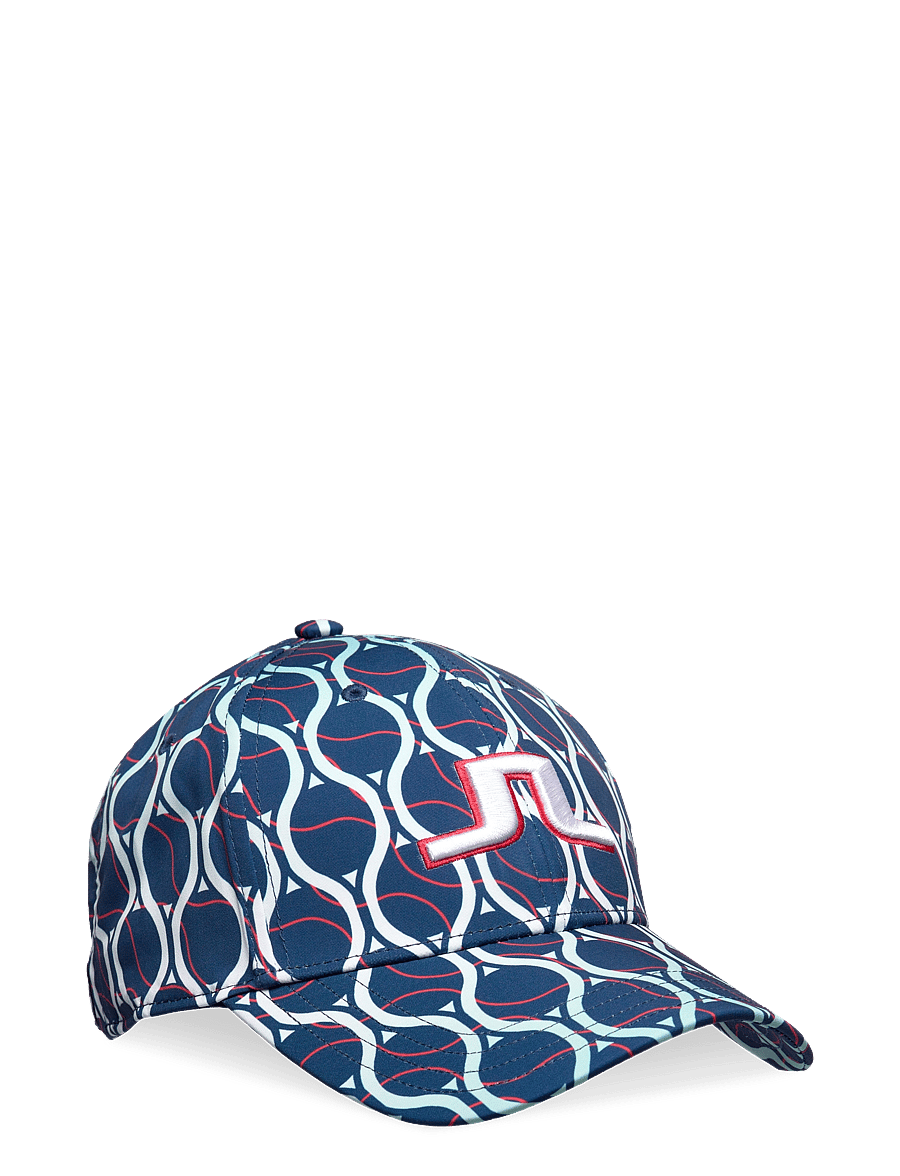J. Lindeberg - Adriel Printed Cap - racket fade estate - 0