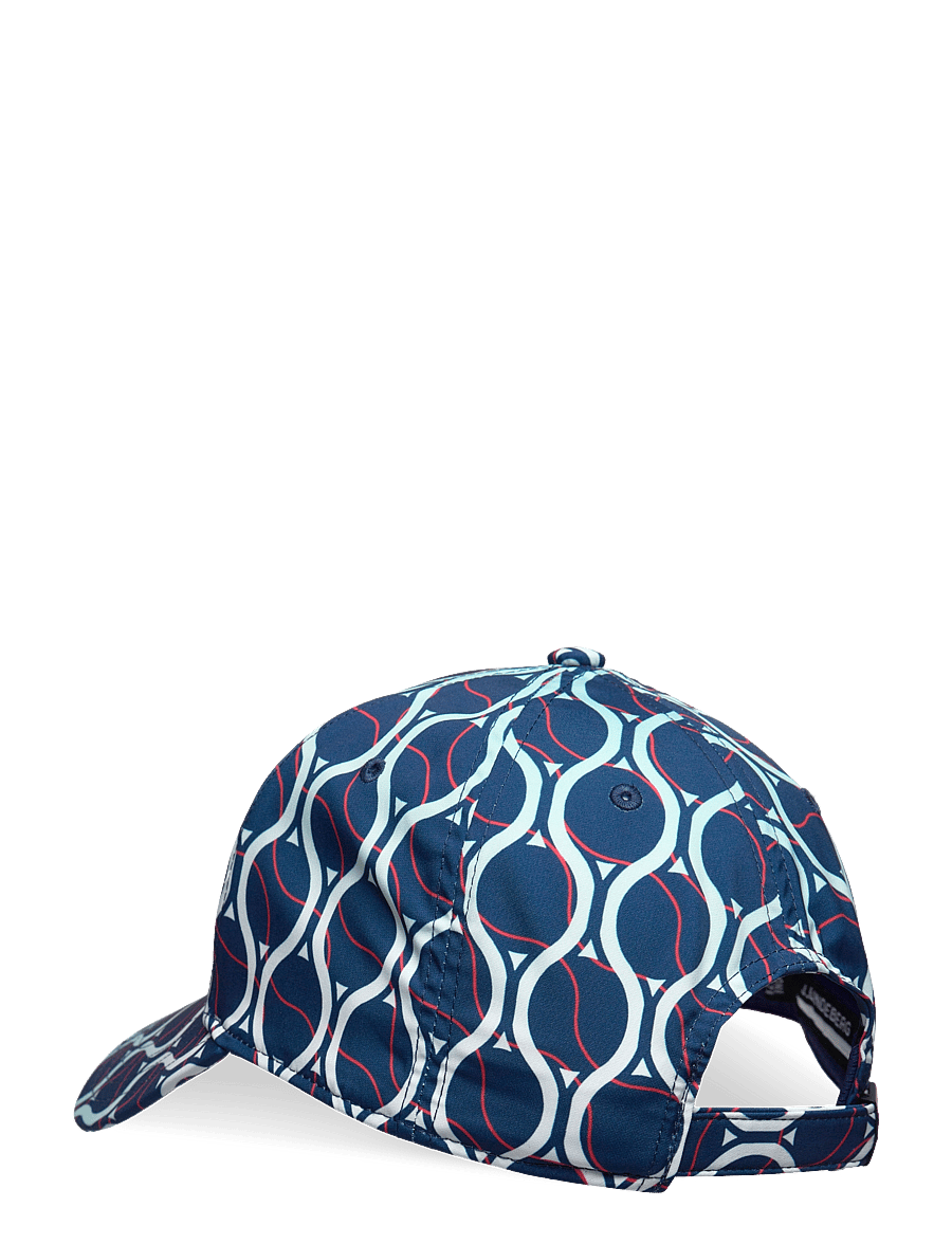 J. Lindeberg - Adriel Printed Cap - racket fade estate - 1